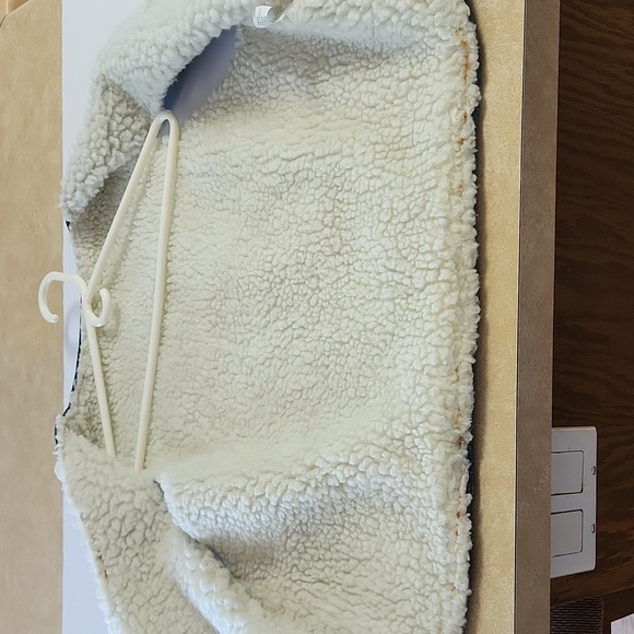 Mens Vintage Nelson '70's  Denim/Sherpa Vest - Size Large - Picture 7 of 11